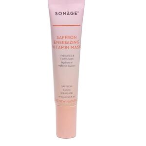 Sonäge Saffron Energizing Vitamin Mask Hydrates & Firms Skin, 15ml, Sealed & New